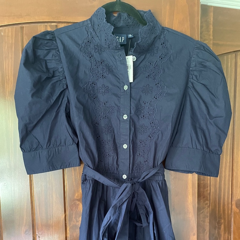 Navy day dress